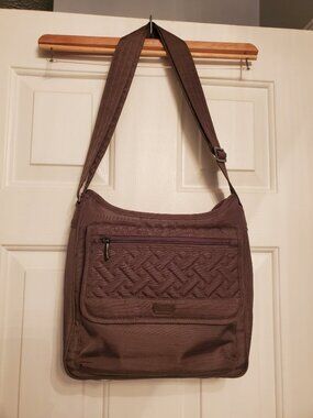 Lug Hopscotch Women's Brown Quilted Shoulder Bag nwot
